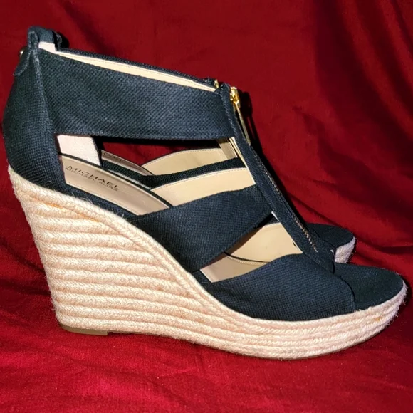 ‼️⁉️‼️Women's Michael Kors Damita Wedge Sandals⁉️‼️⁉️ Size: 9.5 - Picture 5 of 8